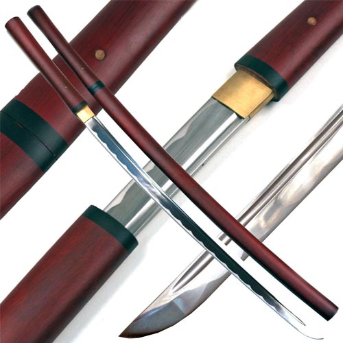 Ace Martial Arts Supply Handmade Japanese Shirasaya Samurai Katana Sharp Sword-Musha