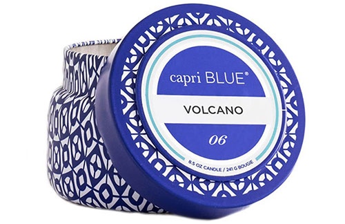 Capri Blue Volcano Printed Travel Tin Candle