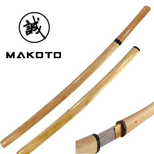  Makoto Handmade Sharp Japanese Samurai Shirasaya Katana Sword